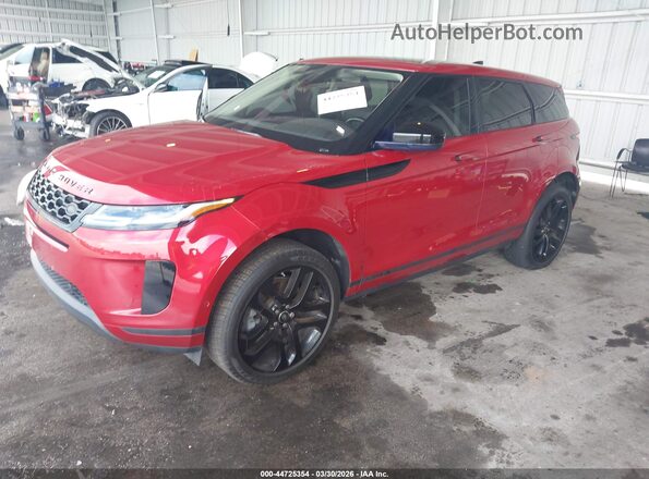 SALZP2FX3LH015903 2020 LAND ROVER RANGE ROVER EVOQUE Красный Передняя левая четверть