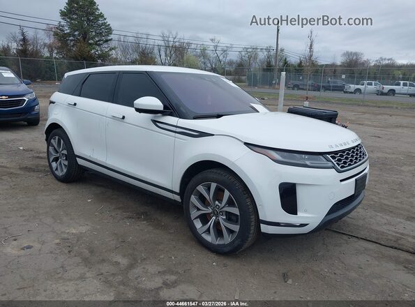 SALZP2FX8LH106777 2020 LAND ROVER RANGE ROVER EVOQUE Белый Передняя правая четверть
