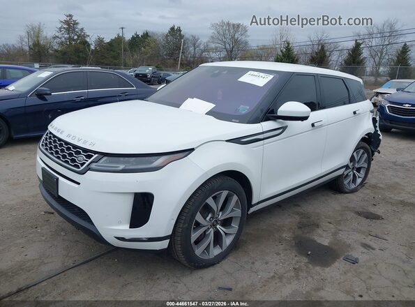SALZP2FX8LH106777 2020 LAND ROVER RANGE ROVER EVOQUE Белый Передняя левая четверть