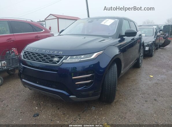 SALZT2FX1MH136412 2021 LAND ROVER RANGE ROVER EVOQUE Dark Blue Задня ліва чверть