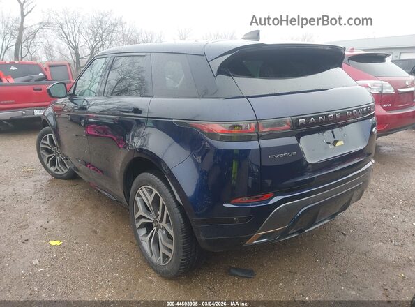 SALZT2FX1MH136412 2021 LAND ROVER RANGE ROVER EVOQUE Dark Blue Вид салону спереду
