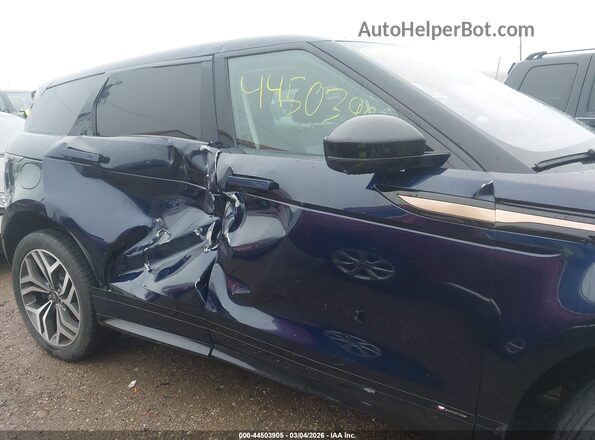 SALZT2FX1MH136412 2021 LAND ROVER RANGE ROVER EVOQUE Dark Blue Вид панелі приладів