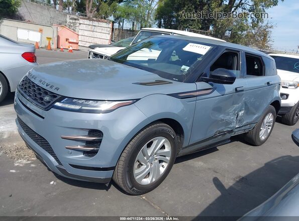 SALZT2FX7NH173420 2022 LAND ROVER RANGE ROVER EVOQUE Серый Передняя левая четверть