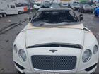 2017 Bentley Continental Gt V8 White vin: SCBFT7ZA8HC059848