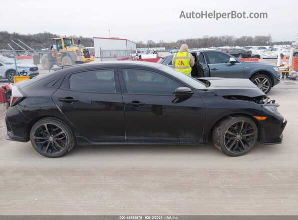 SHHFK7H4XLU212901 2020 HONDA CIVIC Черный Вид задней части салона