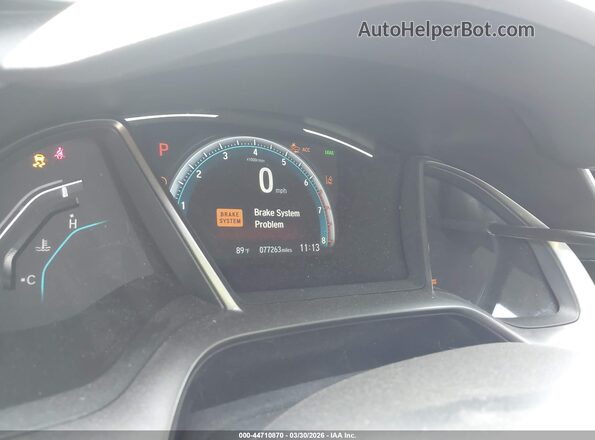 SHHFK7H62LU413953 2020 HONDA CIVIC Красный Вид задних сидений