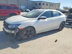 2019 Honda Civic Ex White vin: SHHFK7H64KU223375