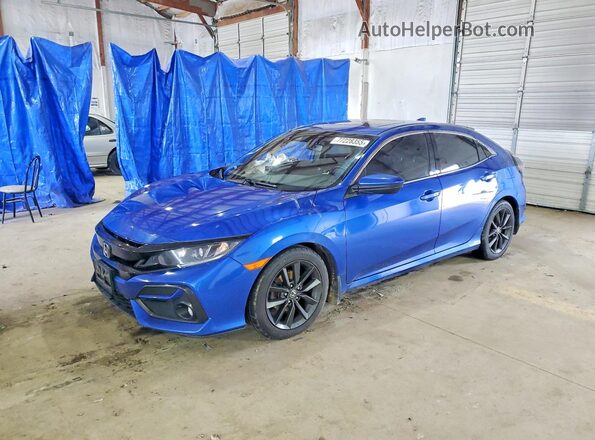 SHHFK7H87LU213314 2020 HONDA CIVIC Синий Передняя левая четверть