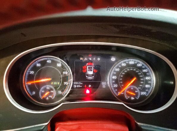SJAAC4ZV5JC020618 2018 BENTLEY BENTAYGA Белый Вид щитка приборов