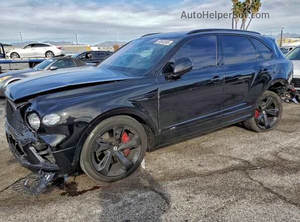 SJAAM2ZV9MC037511 2021 BENTLEY BENTAYGA Черный Передняя левая четверть