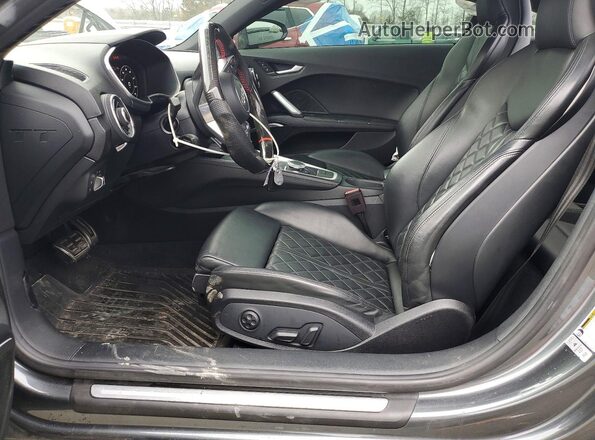 TRUC5AFV6G1028631 2016 AUDI TT Gray Front interior view