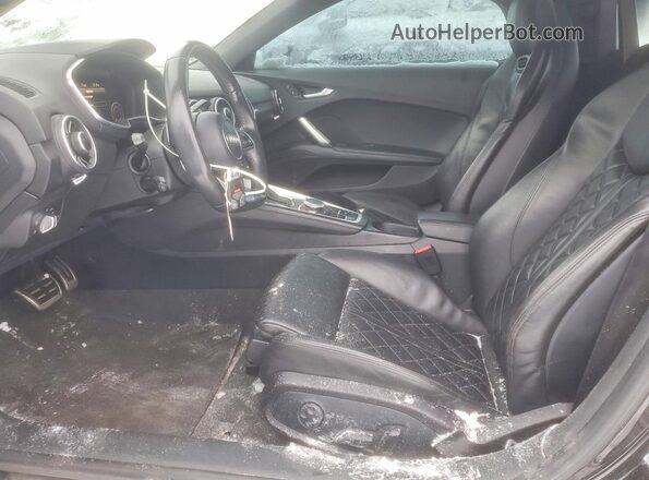 TRUT5CFVXG1001119 2016 AUDI TT Black Вид салону спереду
