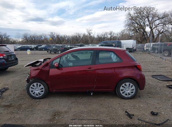 VNKJTUD33HA082696 2017 TOYOTA YARIS Красный 