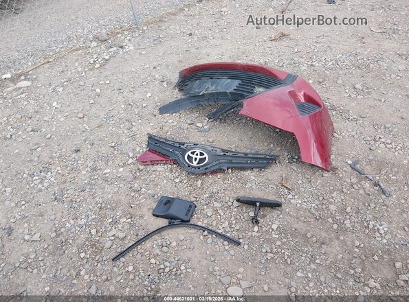 VNKJTUD33HA082696 2017 TOYOTA YARIS Красный Вид щитка приборов
