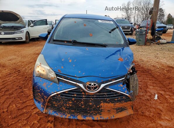 VNKKTUD33GA062984 2016 TOYOTA YARIS Синий Вид спереди