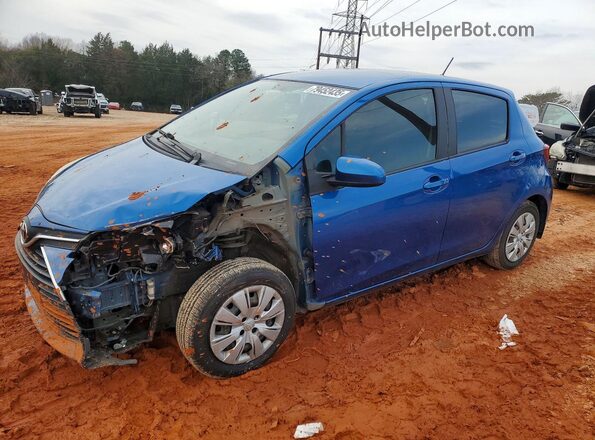 VNKKTUD33GA062984 2016 TOYOTA YARIS Синий Передняя левая четверть