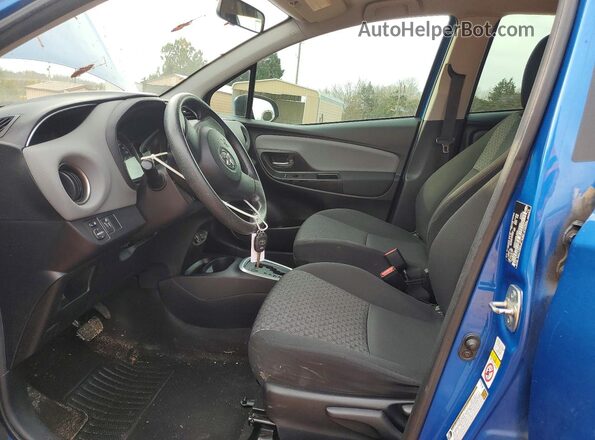VNKKTUD33GA062984 2016 TOYOTA YARIS Синий Вид салона спереди