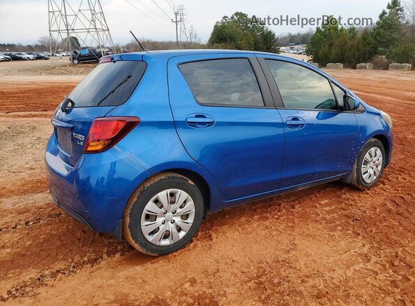 VNKKTUD33GA062984 2016 TOYOTA YARIS Синий Задняя правая четверть