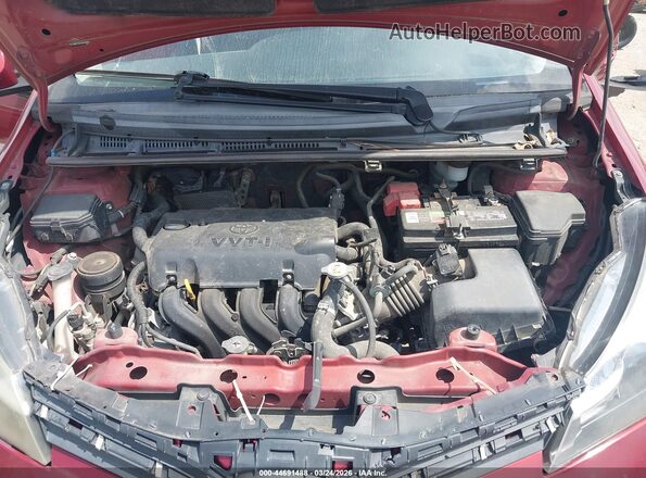 VNKKTUD39HA085848 2017 TOYOTA YARIS Красный Вид сзади