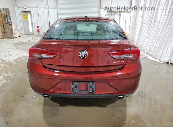 W04GL6SX2L1007219 2020 BUICK REGAL Бордовый Вид сзади