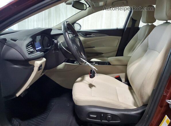 W04GL6SX2L1007219 2020 BUICK REGAL Бордовый Вид салона спереди