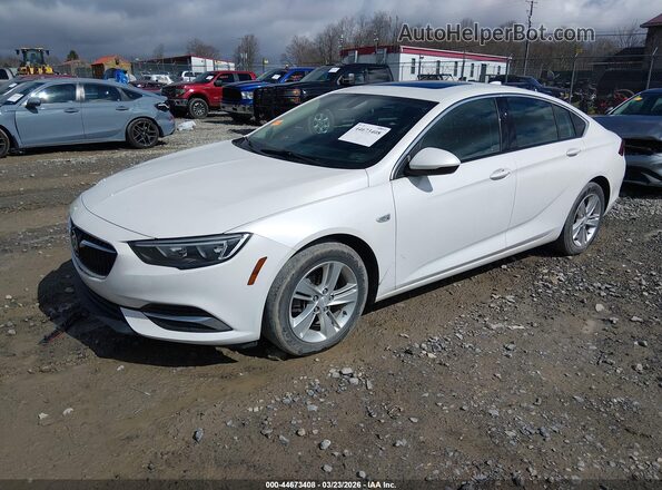 W04GL6SX5K1003356 2019 BUICK REGAL Белый Передняя левая четверть