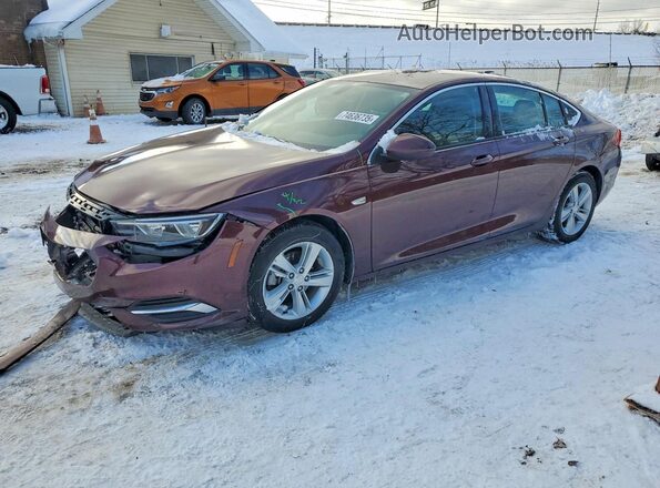 W04GL6SX6L1007286 2020 BUICK REGAL Темно-бордовый Передняя левая четверть