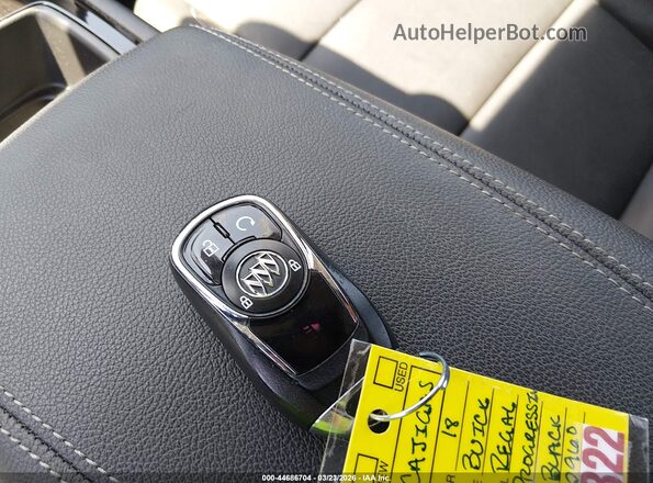 W04GP6SX9J1091640 2018 BUICK REGAL Black Vista del salpicadero