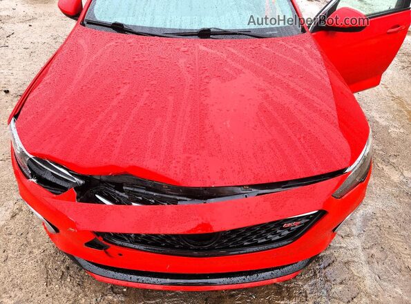W04GS6SS5K1012050 2019 BUICK REGAL Red უკანა სალონის ხედი