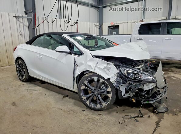 W04WH3N52HG084795 2017 BUICK CASCADA Белый Передняя правая четверть