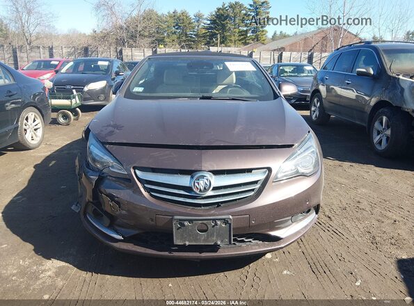 W04WH3N55HG003658 2017 BUICK CASCADA Brown Widok zestawu wskaźników