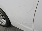 2018 Buick Cascada Premium White vin: W04WH3N56JG029675 Damage: Left Front Fender, Heavy Scratch, > 12 Inches