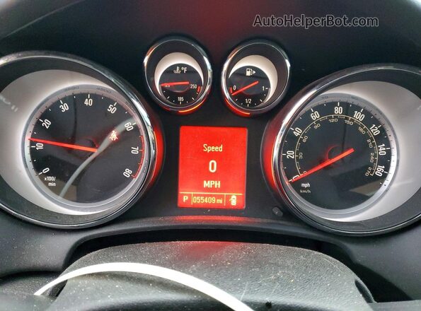 W04WH3N58HG167468 2017 BUICK CASCADA Белый Вид щитка приборов