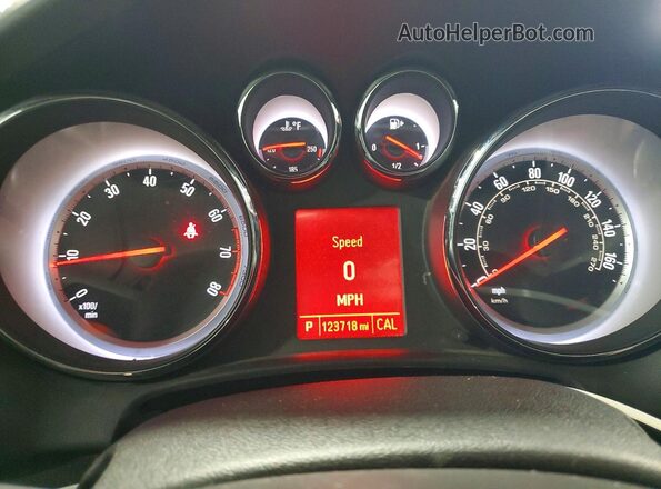 W04WT3N54GG126252 2016 BUICK CASCADA Черный Вид щитка приборов