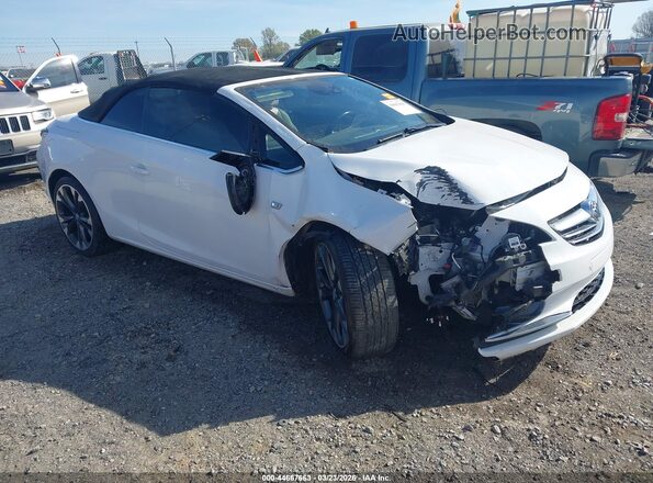 W04WT3N58GG149551 2016 BUICK CASCADA Белый Передняя правая четверть