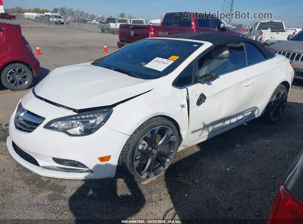 W04WT3N58GG149551 2016 BUICK CASCADA Белый Передняя левая четверть
