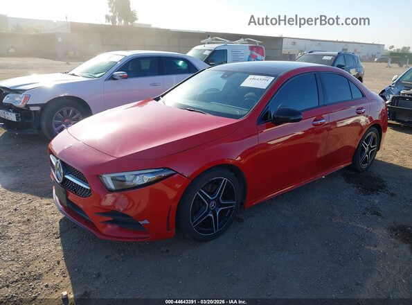 W1K3G4EB1LW045983 2020 MERCEDES-BENZ A 220 Red წინა მარცხენა ხედი სამი მეოთხედიდან