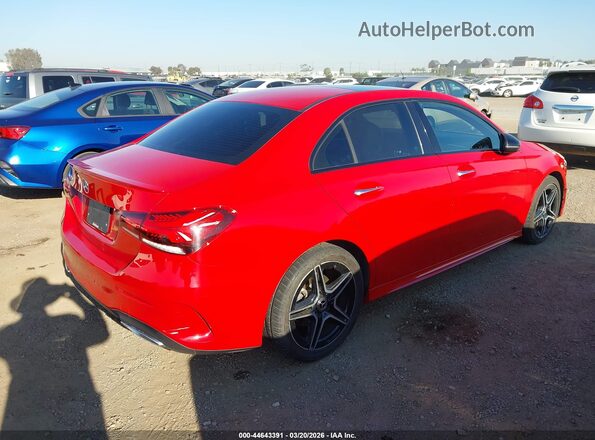 W1K3G4EB1LW045983 2020 MERCEDES-BENZ A 220 Red უკანა მარჯვენა