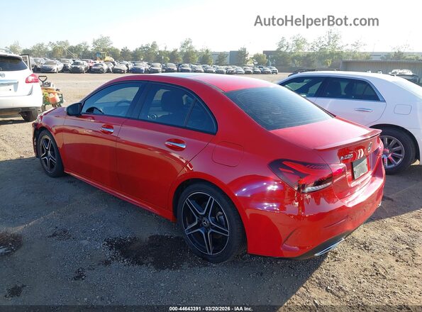 W1K3G4EB1LW045983 2020 MERCEDES-BENZ A 220 Red უკანა მარცხენა