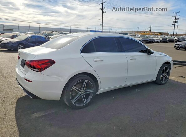 W1K3G4EB1NJ341814 2022 MERCEDES-BENZ A Белый Задняя правая четверть