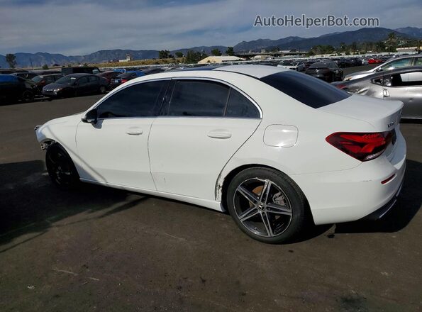 W1K3G4EB1NJ341814 2022 MERCEDES-BENZ A Белый Задняя левая четверть