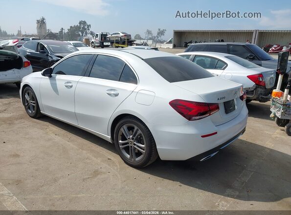 W1K3G4EB4LJ201575 2020 MERCEDES-BENZ A 220 Белый Задняя левая четверть