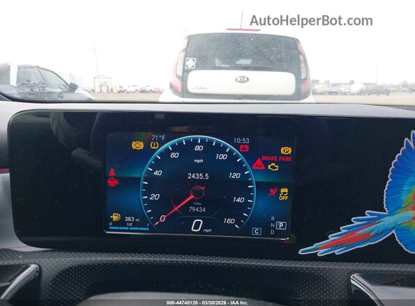 W1K3G4FB8MJ313523 2021 MERCEDES-BENZ A 220 Белый Вид задних сидений