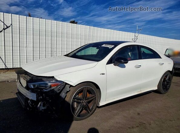 W1K5J5DB3NN267399 2022 MERCEDES-BENZ CLA-CLASS Белый Передняя левая четверть