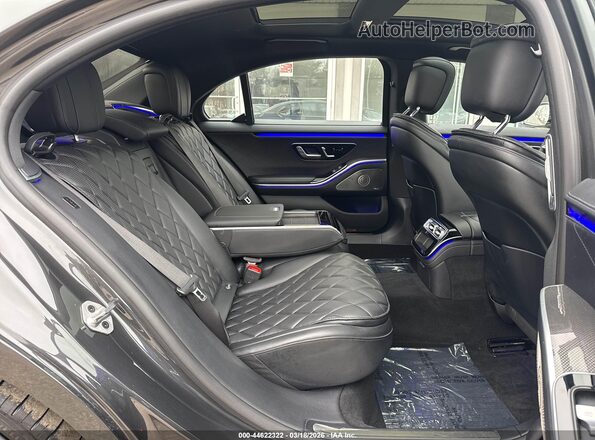 W1K6G6DB5PA187010 2023 MERCEDES-BENZ S-CLASS Gray Vista de la etiqueta del VIN