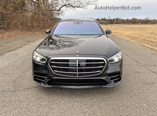 W1K6G6DBXNA081195 2022 MERCEDES-BENZ S Gray Vista trasera