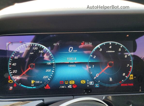 W1K7X8KB6MA036949 2021 MERCEDES-BENZ AMG Серый Вид щитка приборов