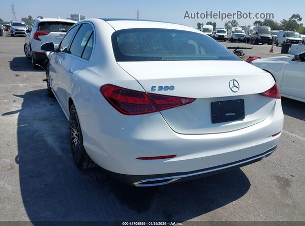 W1KAF4GB2PR101439 2023 MERCEDES-BENZ C-CLASS White Trasero izquierdo