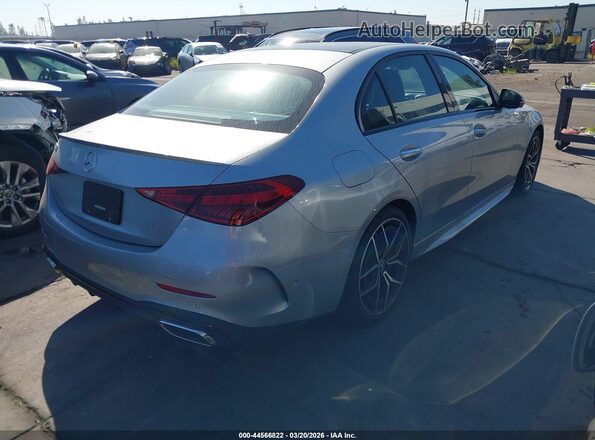 W1KAF4GB7PR100934 2023 MERCEDES-BENZ C-CLASS Серый Задняя правая четверть