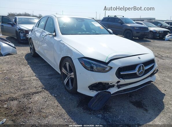 W1KAF4HB2SR267872 2025 MERCEDES-BENZ C-CLASS Белый Передняя правая четверть